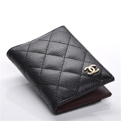 chanel wallet holder|chanel caviar quilted card holder.